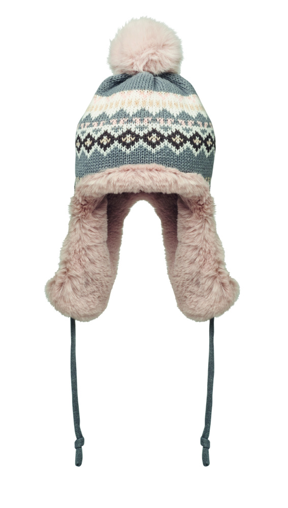 Лого трейд pекламные подарки фото: Knitted beanie with ear flap