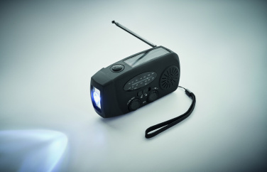 Лого трейд pекламные cувениры фото: Portable radio with LED torch