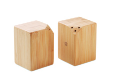 Bamboo salt & pepper set