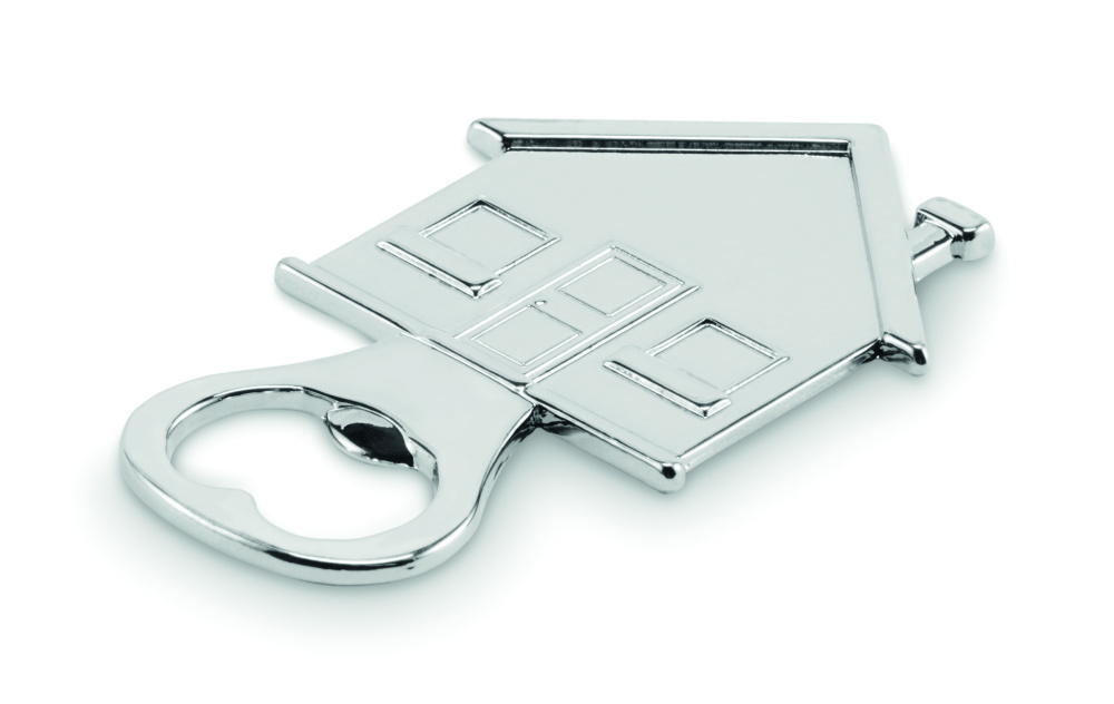 Логотрейд pекламные cувениры картинка: House shape bottle opener