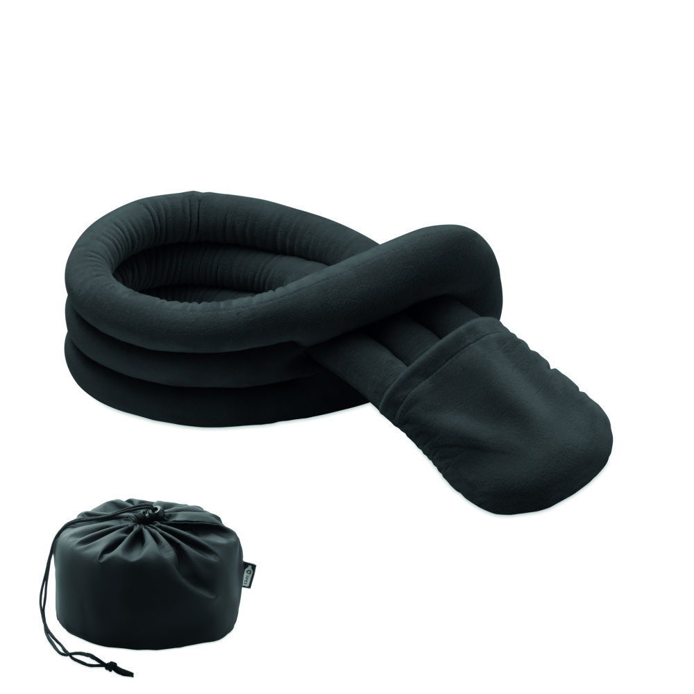 Лого трейд pекламные продукты фото: Bendable roll travel pillow
