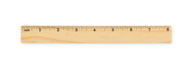 Логотрейд pекламные cувениры картинка: Wooden ruler 20cm