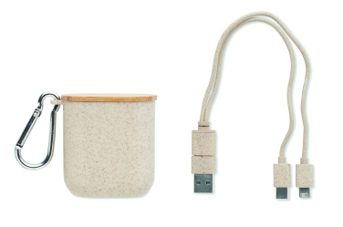 Логотрейд pекламные подарки картинка: Cable set in case