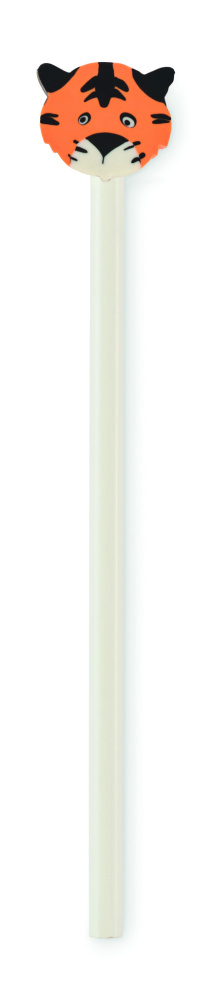 Лого трейд бизнес-подарки фото: Wooden pencil in animal shape