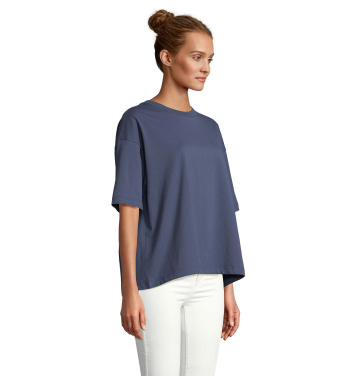 Логотрейд pекламные подарки картинка: BOXY WOMEN T-SHIRT OVERSIZE