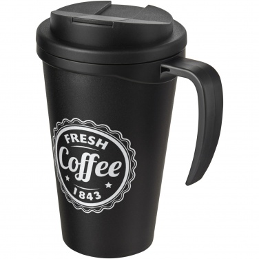 Logotrade profilprodukter bild: Americano® Grande 350 ml mugg med spillsäkert lock