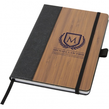 Logotrade kampanjprodukter bild: Note A5-anteckningsbok i bambu