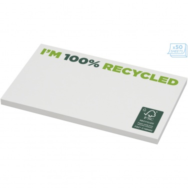Logotrade profilreklam bild: Sticky-Mate® klisterlappar av återvunnet papper 127 x 75 mm