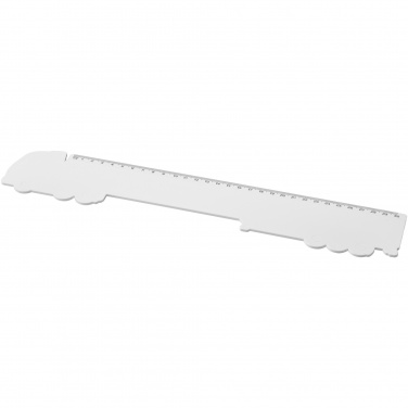 Logotrade profilprodukter bild: Tait 30 cm lastbilsformad linjal av återvunnen plast