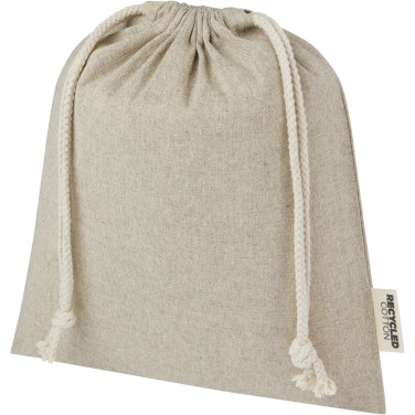 Logotrade kampanjprodukter bild: Pheebs presentpåse av 150 g/m² GRS-återvunnen bomull, medium, 1,5 l