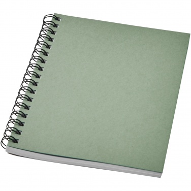 Logotrade profilprodukter bild: Desk-Mate® A6 spiralbunden anteckningsbok i färg