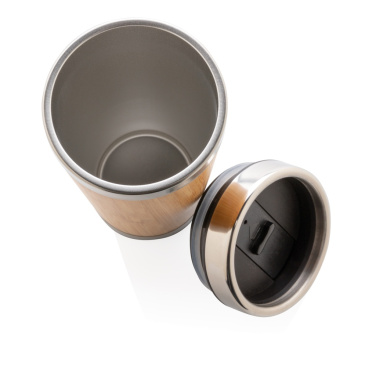 Logotrade reklamprodukter bild: Bambu mugg