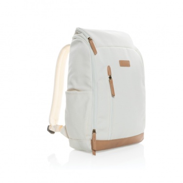 Logotrade reklamprodukter bild: Impact AWARE™ 15" laptopryggsäck i 16 oz. återvunnen canvas