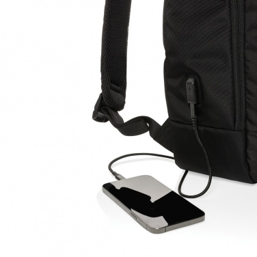 Logotrade profilprodukter bild: Swiss Peak AWARE™ modern 15.6" laptopryggsäck