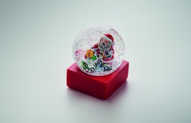 Logotrade profilreklam bild: Snöboll glasprydnad
