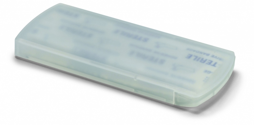 Logotrade profilreklam bild: Plast etui med plåster