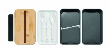 Logotrade reklamprodukter bild: Lunchlåda av återvunnen PP