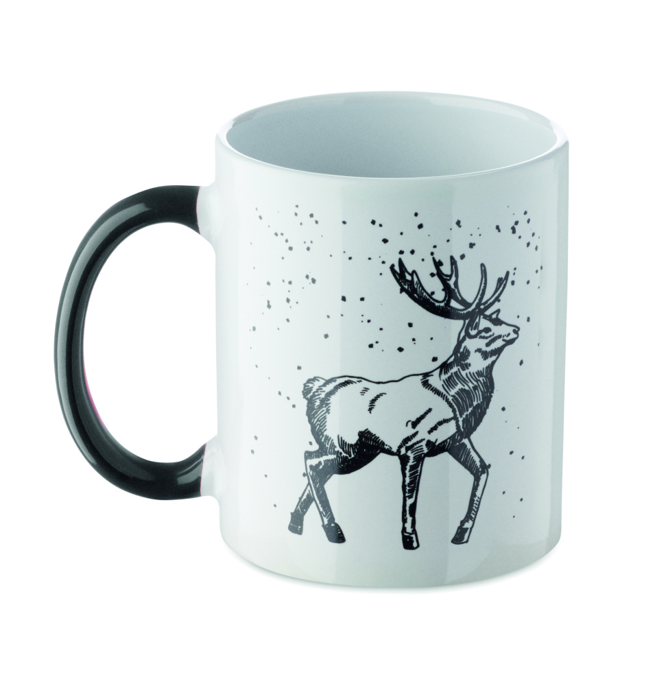 Logotrade presentreklam bild: Keramikmugg Julmotiv 300ml