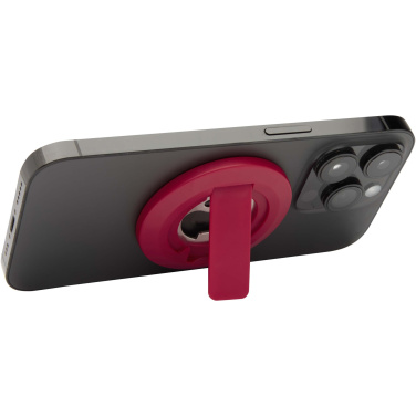 Logotrade profilprodukter bild: Ain magnetiskt telefonställ av återvunnen plast med flasköppnare 
