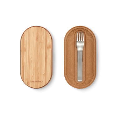 Logotrade kampanjprodukter bild: Black+Blum Dubbel Rostfri Bento-låda