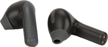 Logotrade reklamprodukter bild: Bluetooth-högtalare HF01 med inbyggda hörlurar 2 i 1