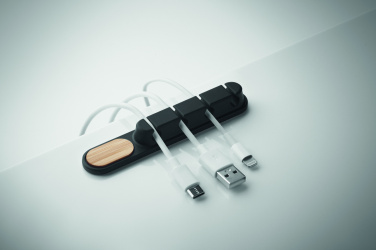 Logotrade presentreklam bild: Kabelorganisatör i silikon