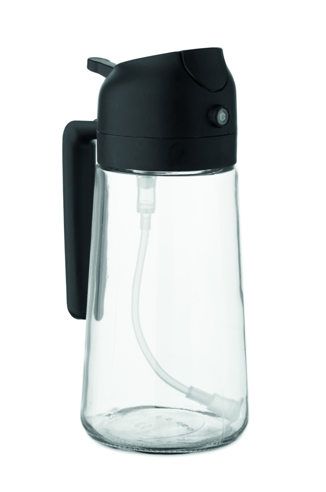 Logotrade presentreklam bild: Oljesprayflaska i glas