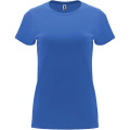 Capri kortärmad T-shirt för dam, Riviera Blue