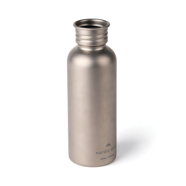 Logotrade presentreklam bild: Nordic Drift Trail Light Titanium vattenflaska 600 ml